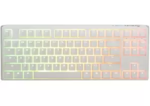 Image of Ducky One 3 Classic Pure White TKL Gaming Tastatur RGB LED -...