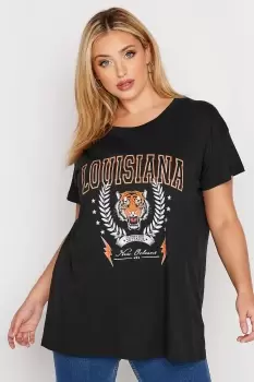 Image of Black Graphic T-Shirt