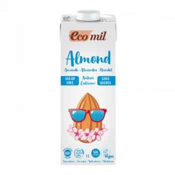 Image of Ecomil Almond Calcium - No Added Sugar - 1Ltr x 6