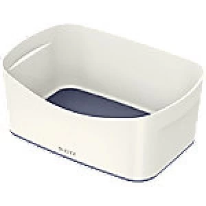 Image of Leitz MyBox WOW Storage Tray White, Grey Plastic 24.6 x 16 x 9.8 cm