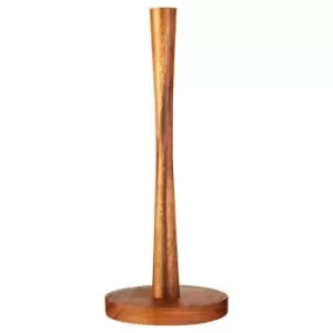 Image of Interiors By Ph Kitchen Roll Holder, Acacia Wood