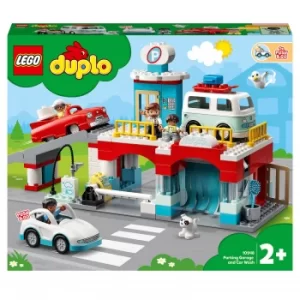 LEGO DUPLO Town Parking Garage and Car Wash Set (10948)