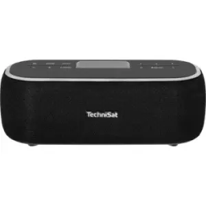 image of TechniSat DIGITRADIO BT 1 Desk radio DAB+, FM AUX, Bluetooth Hands-free, Incl. microphone, Alarm clock, rechargeable Black