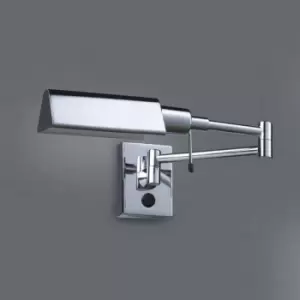 Image of Netlighting Industrial and Retro Bedside Lamp Chrome 1 Light, E14