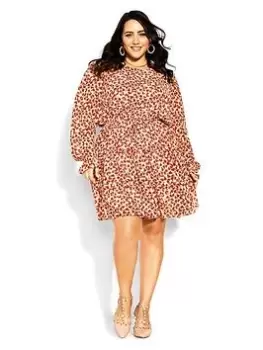 Image of City Chic Aurora Dress - Multi, Size 16, Women