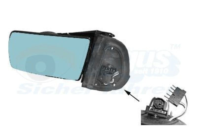 Image of VAN WEZEL Wing mirror VAN WEZEL 3031853