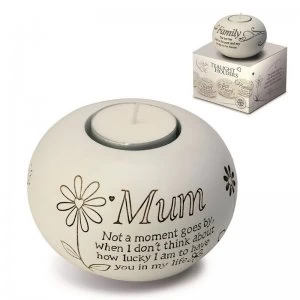 Image of Said with Sentiment Tea Light Holder - Mum