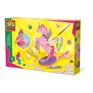 image of SES CREATIVE Childrens Unicorn Jewellery Holder, Unisex, Five Years and Above, Multi-colour (14675)