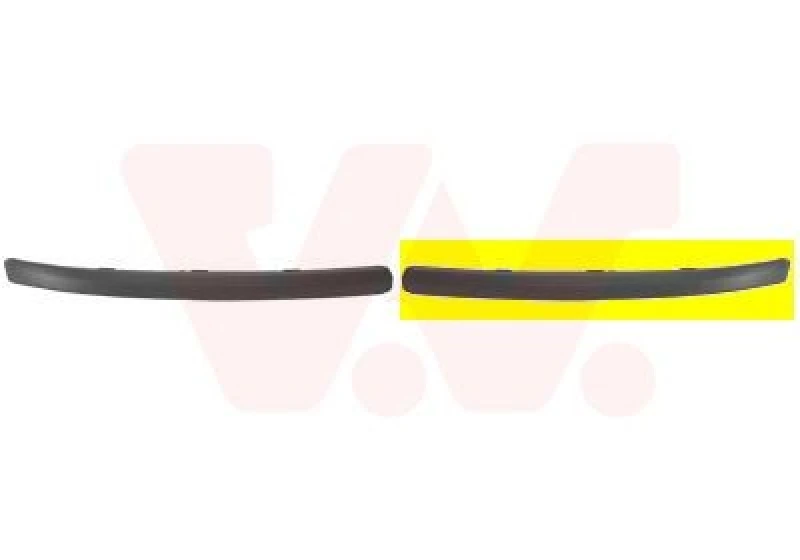 Image of VAN WEZEL Bumper cover VAN WEZEL 1828581