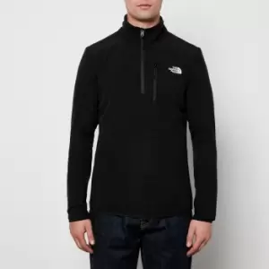 Image of The North Face Mens Glacier Pro 1/4 Zip Fleece - TNF Black/TNF Black - S