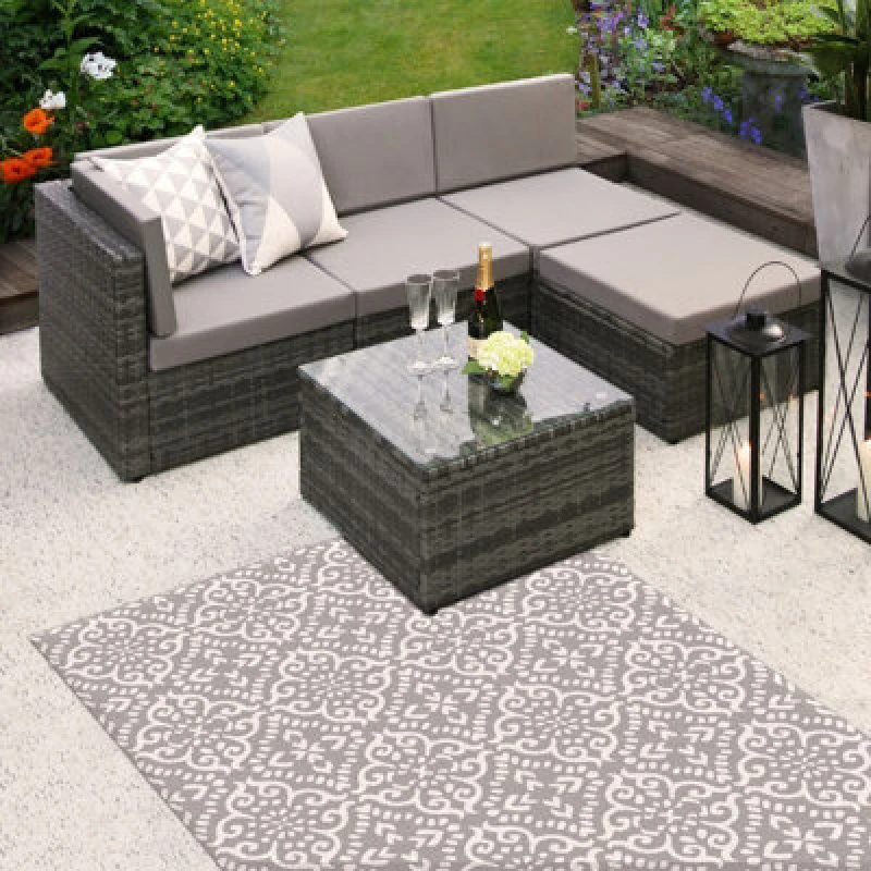Image of Moon Outdoor Rug - Large Outdoor Rug - 160X231