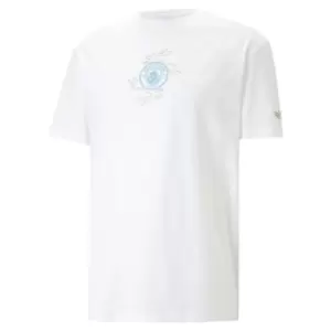 Puma Manchester City CNY Training T-Shirt 2023 Adults - White