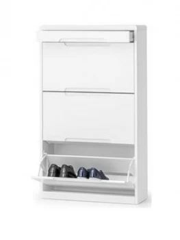 Julian Bowen Manhattan Shoe Cabinet With Drawer