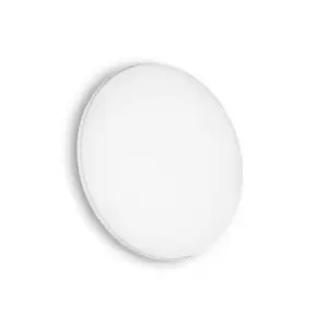 Image of Mib LED Outdoor 1 Light Flush Ceiling Light White IP65