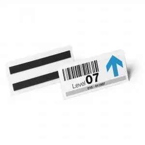 Image of Durable Magnetic Document Pocket Extra Hard 150 x 67mm Pack of 10