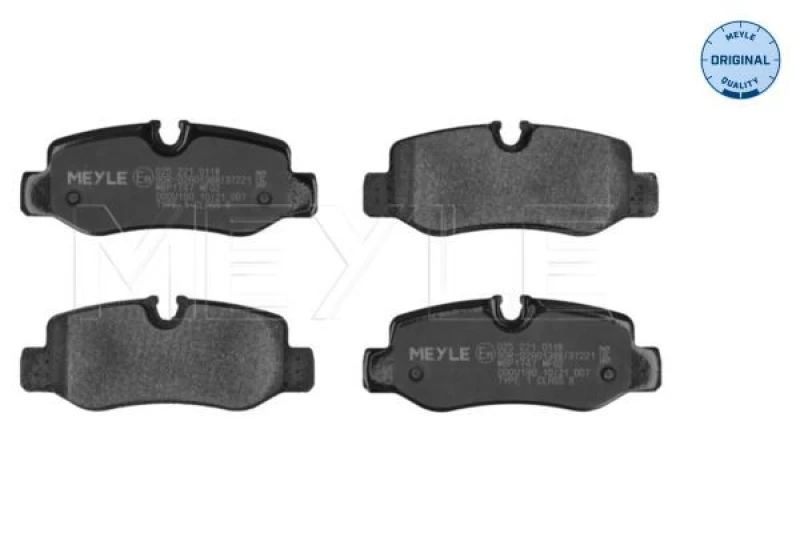 Image of Brake pad set MEYLE 025 221 0118