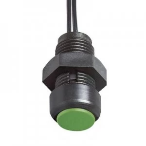 Image of Elobau 145MT00A GN Pushbutton 48 V DCAC 0.5 A 1 x OffOn IP67 momentary
