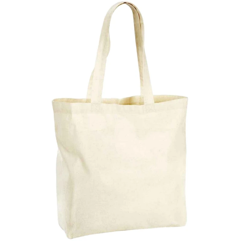 Image of Westford Mill Womens Bag For Life Maxi Tote Bag in Natural Natural Female One Size