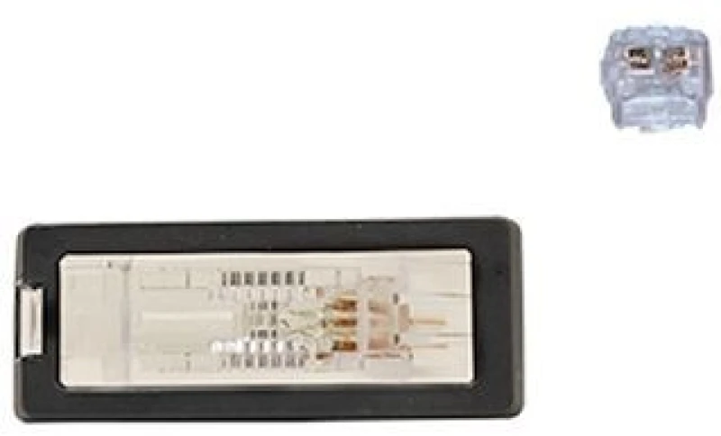 Image of VAN WEZEL Number plate light VAN WEZEL 4356920
