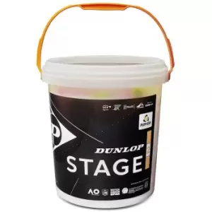 Image of Dunlop Stage 2 Orange Mini Tennis Balls - 60 Ball Bucket