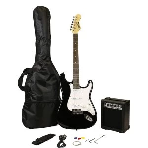 image of RockJam Electric Guitar Pack - Black