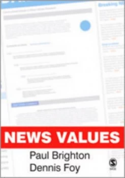 Image of News Values by Paul Brighton Book