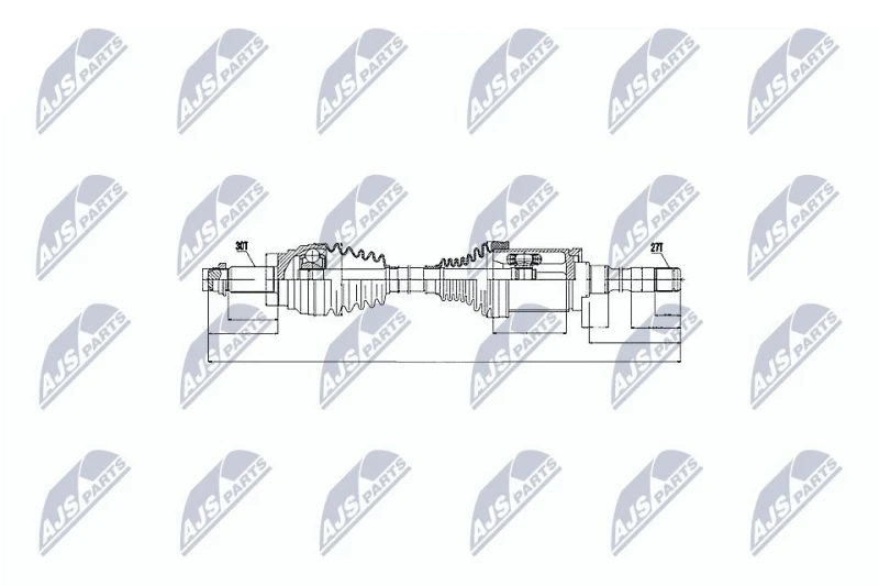 Image of NTY Drive shaft NTY NPW-BM-016