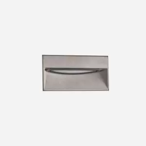 Image of Arc Outdoor LED Recessed Wall Light Cement IP66 9W 4000K