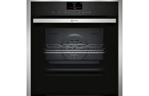 Image of Neff B57VS24H0B Built In Electric Pyrolytic Oven in Stainless Steel 71L S H