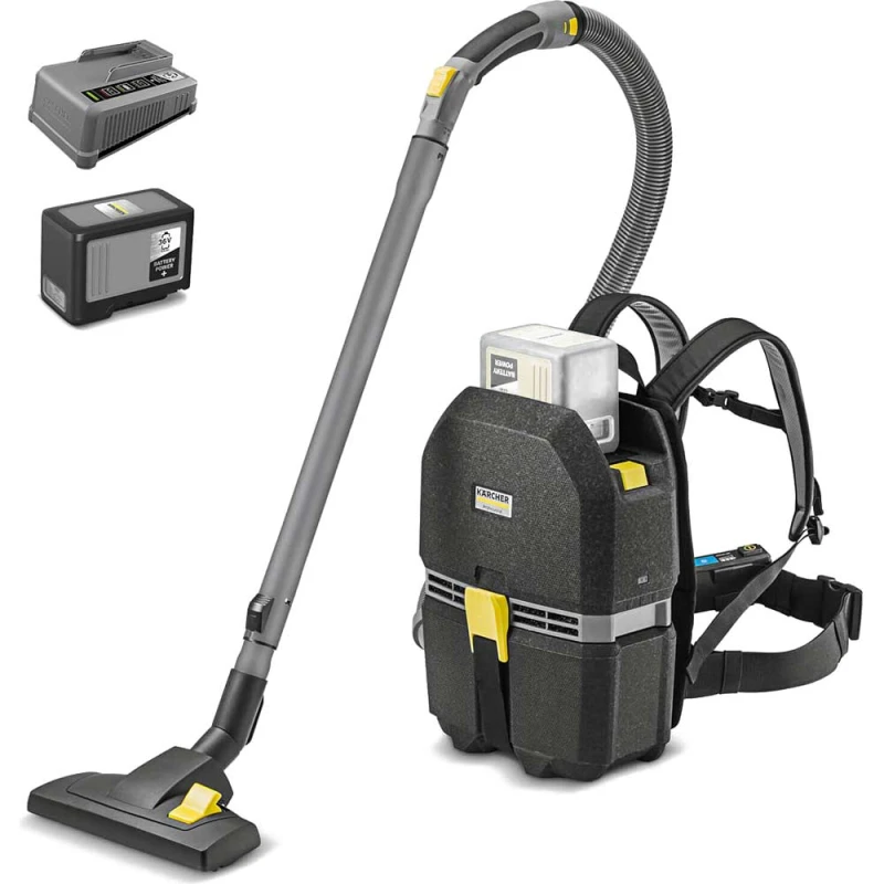 Image of Karcher BVL 3/1 BP Professional 36v Cordless Backpack Vacuum Cleaner BVL 3/1 BP Batteries: 1 x 7.5ah Li-ion