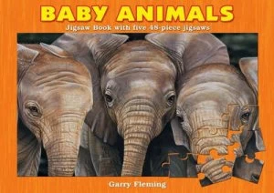 Image of Baby Animals Jigsaw Book by Garry Fleming Hardback