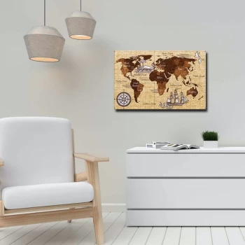 Image of 45702019C - 030 Multicolor Decorative Canvas Painting