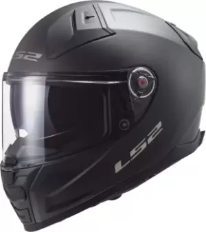 Image of LS2 Vector II Solid Helmet, black, Size 2XL, black, Size 2XL