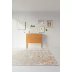 Image of City 466117 AK990 200cm x 290cm Rectangle - Grey and Multicoloured
