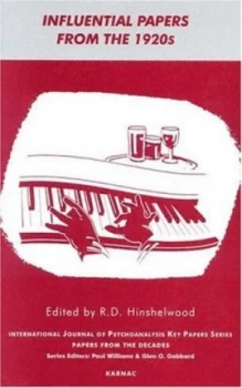 Image of Influential Papers from the 1920s by R. D Hinshelwood Paperback