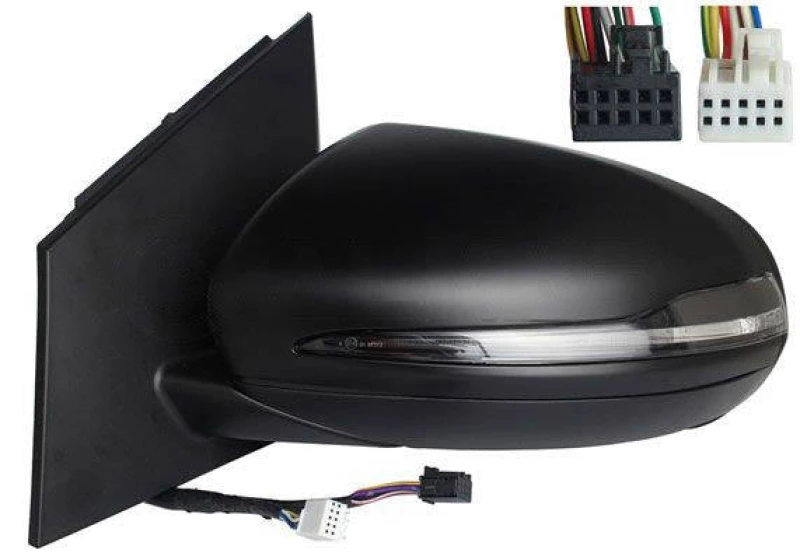 Image of ALKAR 6141214 Wing mirror Left, Electric, Aspherical, primed Outside Mirror (50)
