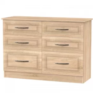 Image of Almeria 50 x 48cm Walnut Effect Mirror
