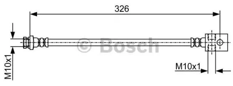 Image of Bosch 1 987 481 973 Brake Hose Brake Hose (83)