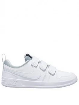Image of Nike Pico 5, White/White, Size 4