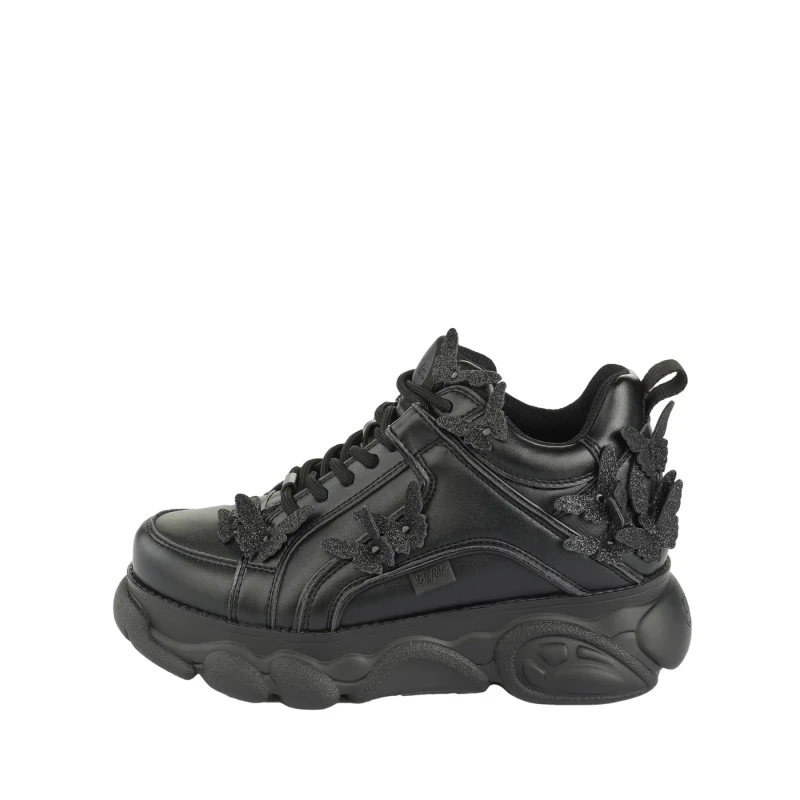 Image of Buffalo Womens Trainers Buffalo CLD Corin Butterfly Noir Female 36