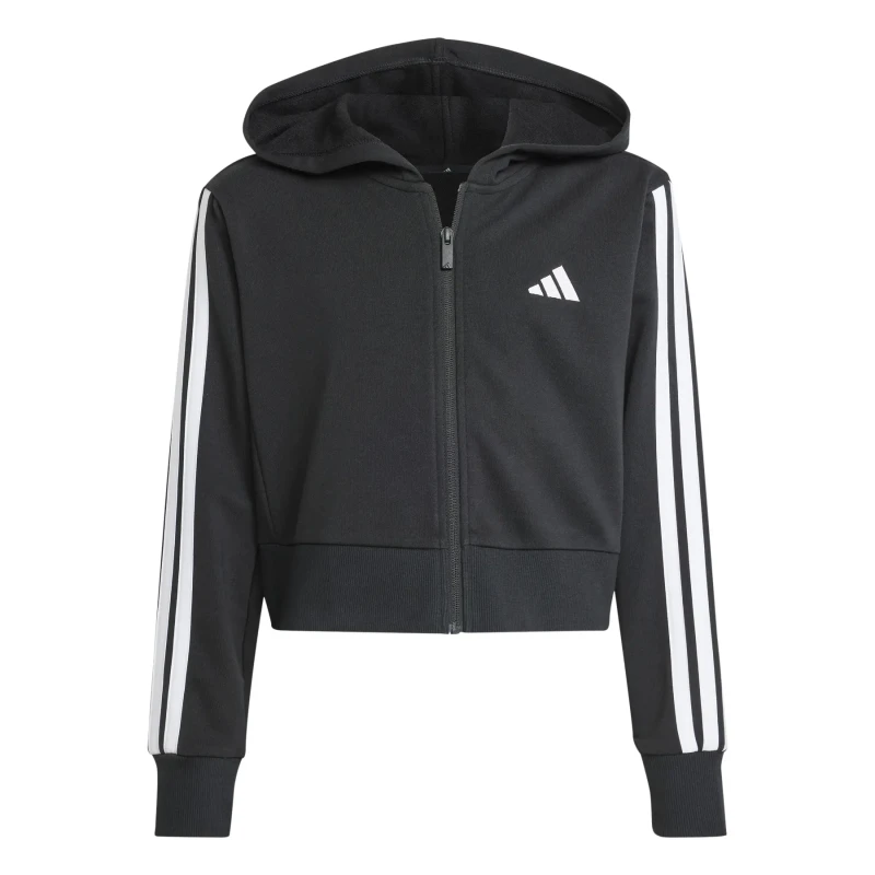 Image of Adidas Full zip hoodie girl adidas Essentials Noir Female 14/15 ans