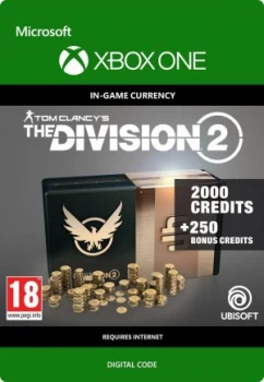 image of Tom Clancys The Division 2 2250 Premium Credits Xbox One