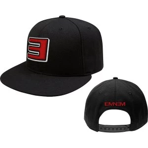 image of Eminem - Reverse E Mens Snapback Cap - Black