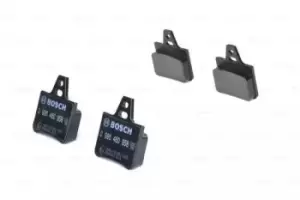 Image of Bosch 0986460958 BP527 Brake Pad Set Disc Brake Rear Axle
