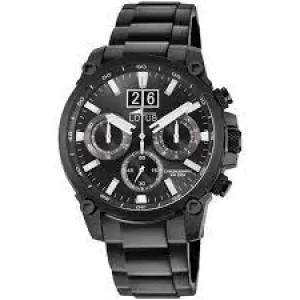 Lotus Black Chronograph Watch - L10141/3