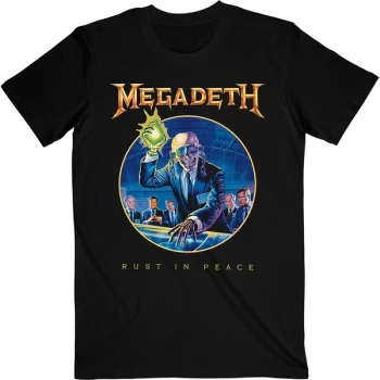 Image of Megadeth - RIP Anniversary Unisex Large T-Shirt - Black