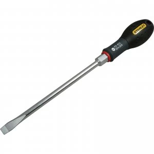 image of Stanley Fatmax Flared Slotted Bolster Scewdriver 10mm 200mm