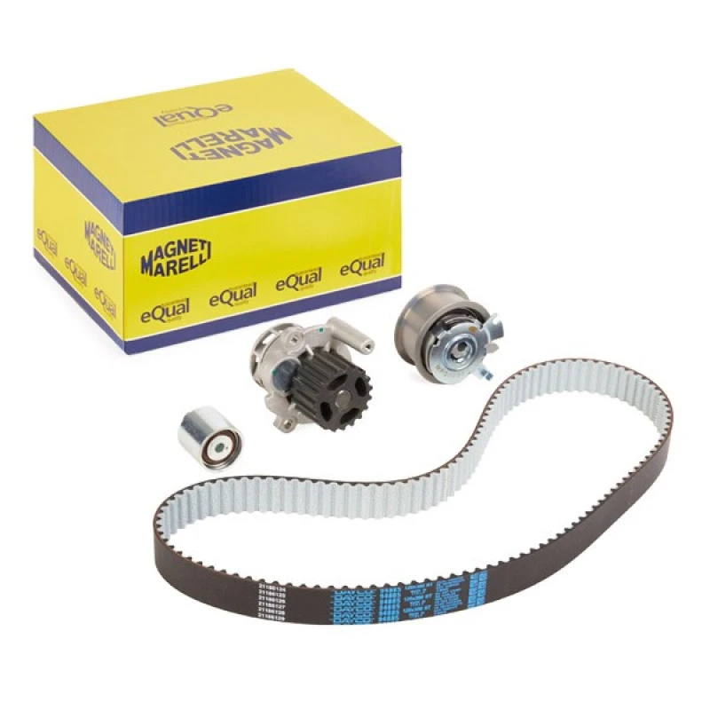 Image of MAGNETI MARELLI Water pump and timing belt kit MAGNETI MARELLI 132011160014