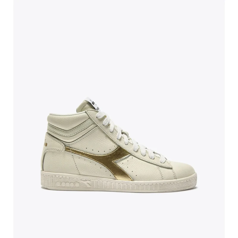 Image of Diadora Womens Trainers Diadora Game L Waxed Metal High Blanc Female 37