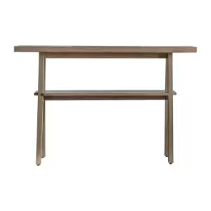 image of Gallery Interiors Kyoto Brown Console Table